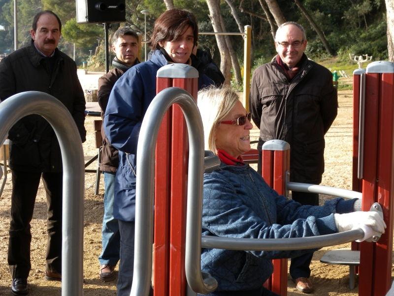 Foto : L'alcalde de Lloret de Mar, Xavier Crespo i el president de Dipsalut, Josep Marigó, durant la inauguració