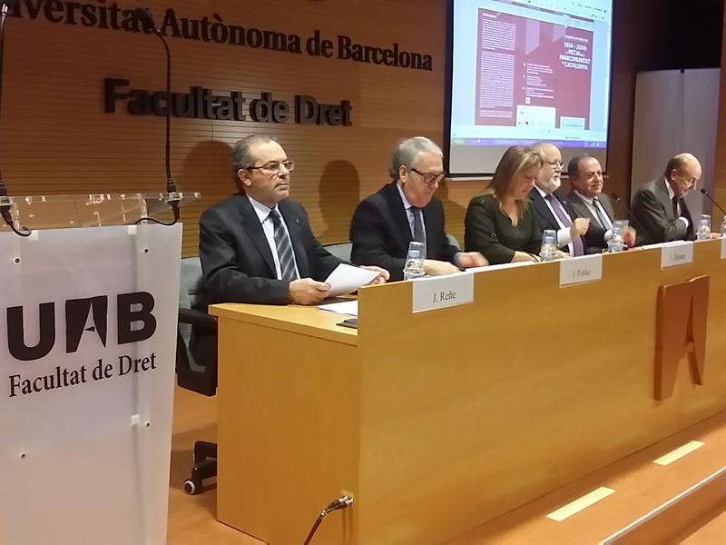 Foto : Els presidents de les diputacions catalanes inauguren el congr&eacute;s de la Mancomunitat de la UAB