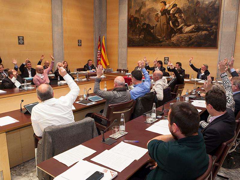 Foto : La Diputaci&oacute; de Girona aprova un pressupost &ldquo;ajustat a la realitat actual&rdquo; i gaireb&eacute; calcat