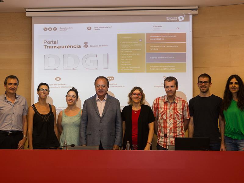 Foto : La Diputació de Girona és la pionera a Catalunya a posar en marxa el seu portal de transparència