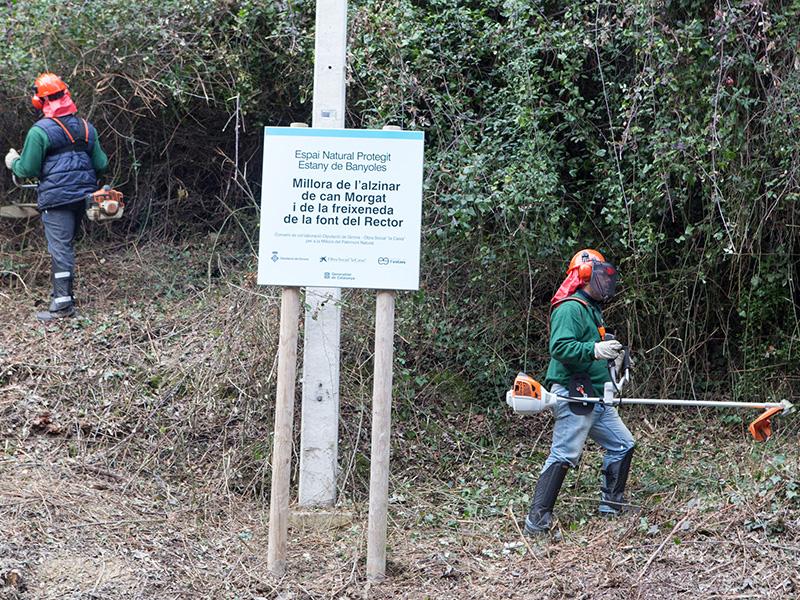 Foto : L&rsquo;Obra Social &ldquo;la Caixa&rdquo;, la Diputaci&oacute; de Girona i el Consorci de l'Estany treballen per la 