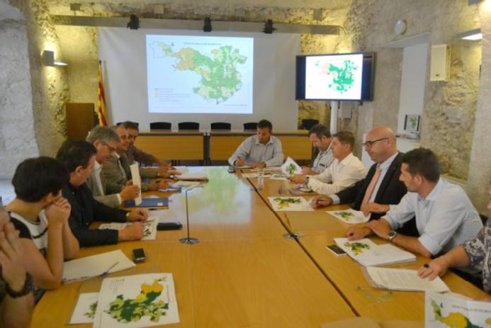 Foto : Reuni&oacute; de seguiment sobre l&rsquo;estat de les franges exteriors de protecci&oacute; contra incendis