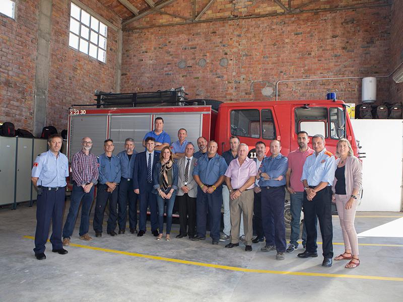 Foto : Presentaci&oacute; de la nova seu del parc de bombers voluntaris de Sant Climent Sescebes