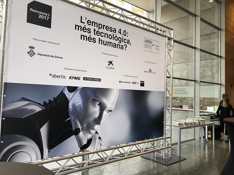 Foto : La Jornada Reinventa't 2017 debat els canvis tecnològics i el futur del treball