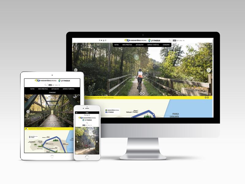 Foto : Vies Verdes de Girona i Pirinexus estrenen un nou web, més accessible
