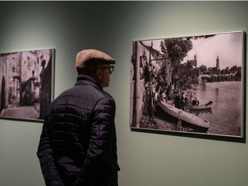 Foto : Una exposició de fotografies de Valentí Fargnoli a la Casa de Cultura mostra les comarques gironines de fa un segle
