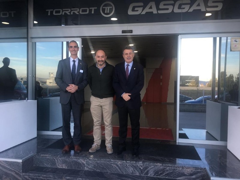 Foto : Miquel Noguer visita la f&agrave;brica Gas Gas a Salt
