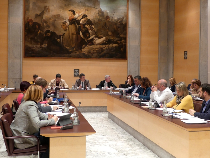 Foto : La Diputaci&oacute; de Girona aprova un expedient de cr&egrave;dit extraordinari per pal&middot;liar els efectes del 