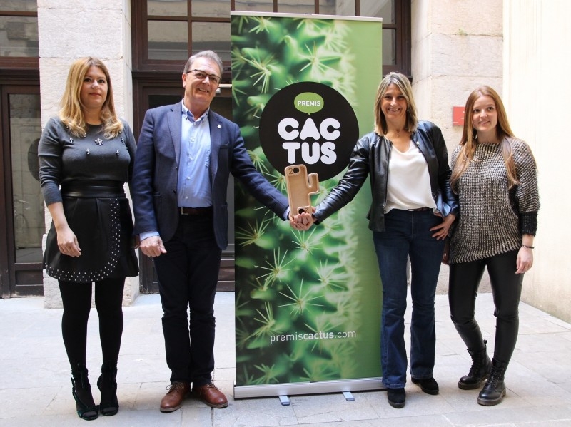 Foto : La Diputació de Girona reafirma la seva col·laboració amb els premis Cactus