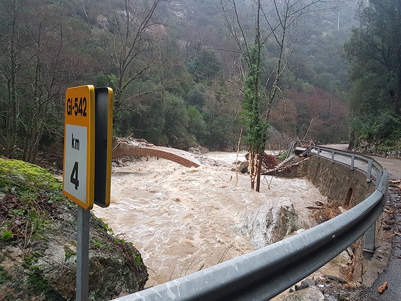 Foto : La Diputació ajuda amb tres milions d'euros 142 ajuntaments gironins per reparar els desperfectes del Gloria