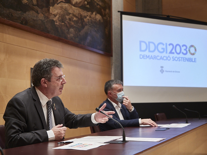 Foto : La Diputació de Girona genera 2.654 impactes positius que contribueixen a l'assoliment dels objectius de desenvolupam