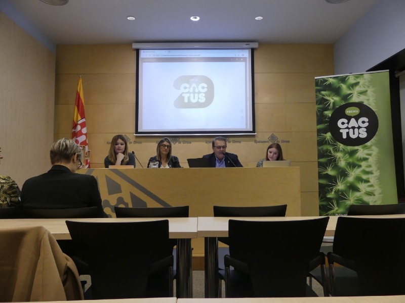 Foto 2: La Diputació de Girona reafirma la seva col·laboració amb els premis Cactus
