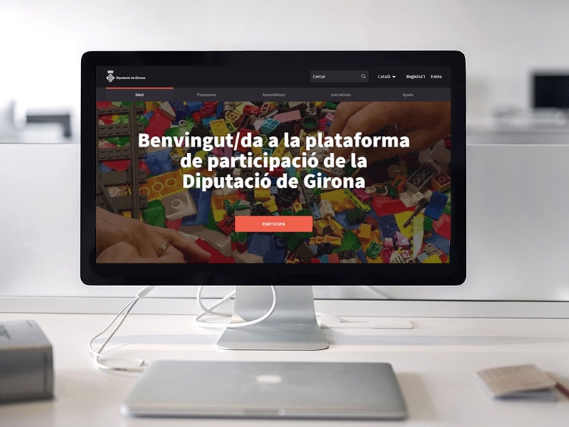 Foto 1: Onze municipis gironins estrenen Decidim, la plataforma digital de participació ciutadana de la Diputació de Girona</