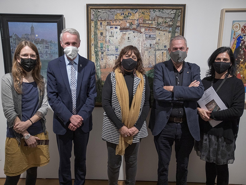 Foto : El Museu d'Art presenta la restauració de dues obres del fons de la Diputació
