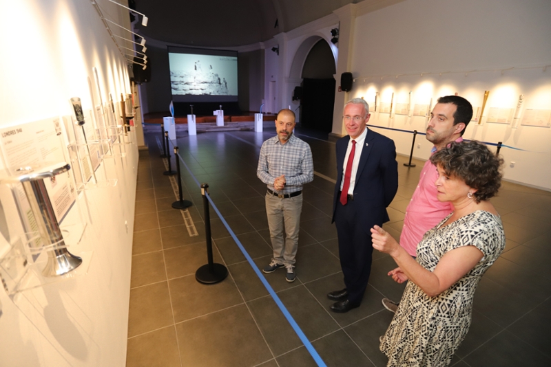 Foto 2: Presentada una nova exposició, «El foc olímpic», a Les Bernardes
