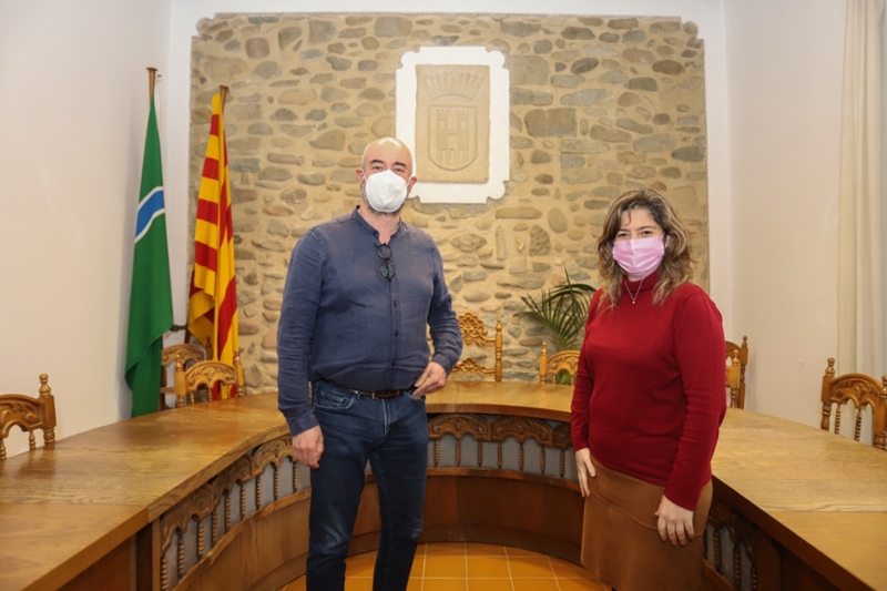 Foto 8: Visita institucional de la vicepresidenta tercera de la Diputació, Maria Puig, a Madremanya, Flaçà i Bescanó
