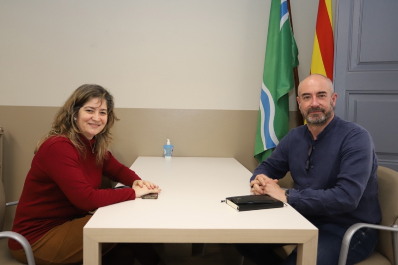 Foto 9: Visita institucional de la vicepresidenta tercera de la Diputació, Maria Puig, a Madremanya, Flaçà i Bescanó
