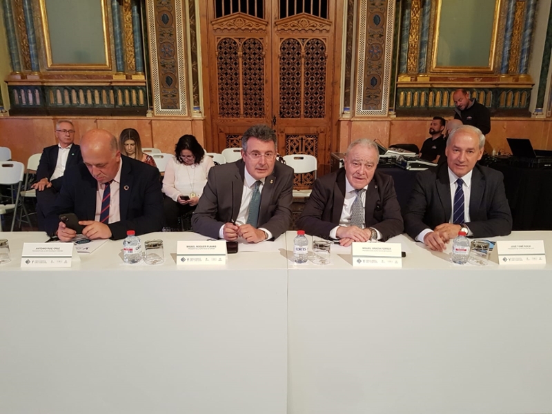 Foto 2: El president de la Diputació de Girona, Miquel Noguer, assisteix a la V Conferència de Presidències de Diputacions, a