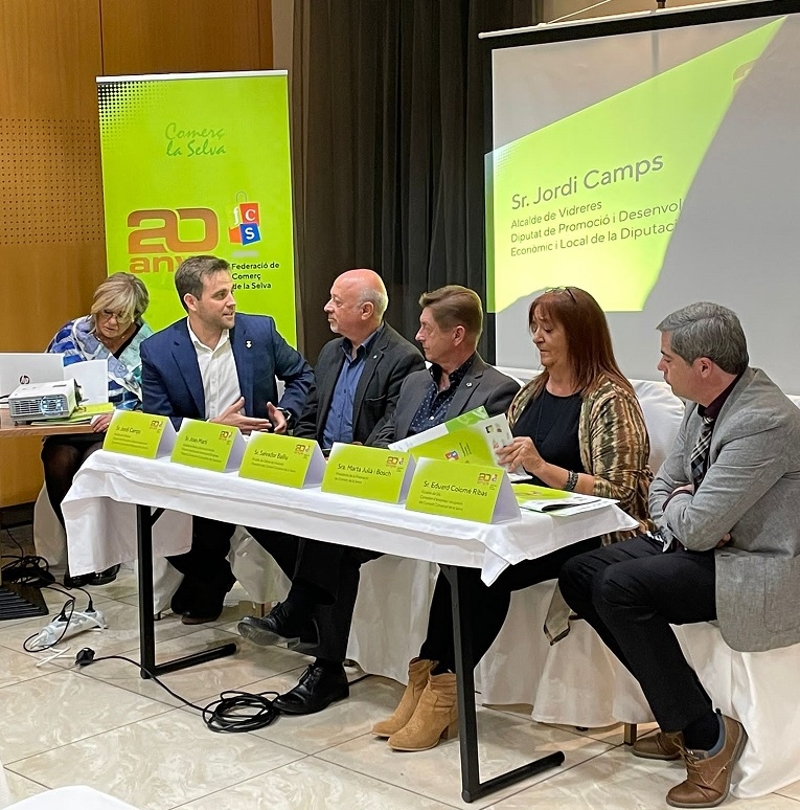 Foto : Vint anys de la Federació de Comerç de la Selva
