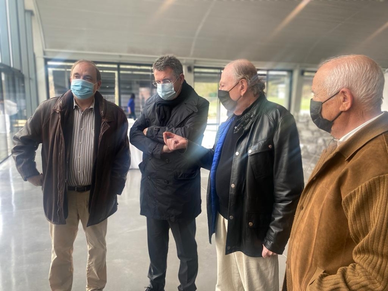 Foto 6: El president, Miquel Noguer, en la inauguració de la sala polivalent de la Fundació Els Joncs a Sarrià de Ter
