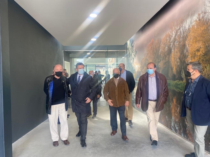 Foto 12: El president, Miquel Noguer, en la inauguració de la sala polivalent de la Fundació Els Joncs a Sarrià de Ter
