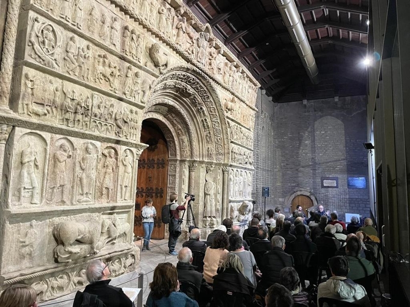 Foto : Presentació del llibre Poder, religió i territori: Una nova mirada als orígens del monacat al Ripollès (segles IX