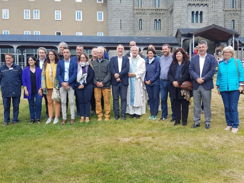 Foto : El president, Miquel Noguer, visita la vall de Núria amb motiu de la festivitat de Sant Gil