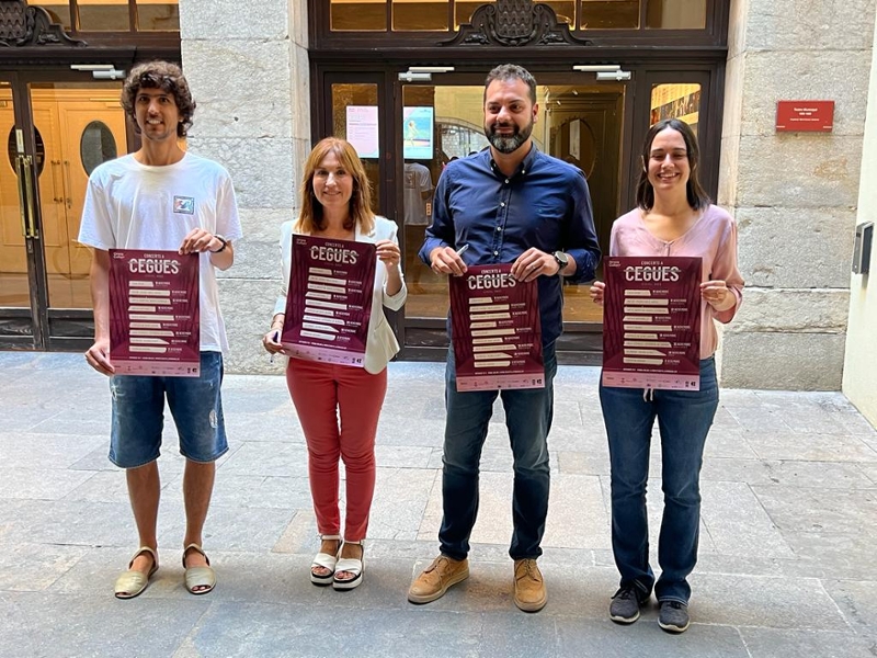 Foto : Cinquena edició dels Concerts a Cegues amb actuacions sorpresa en espais singulars de Girona

