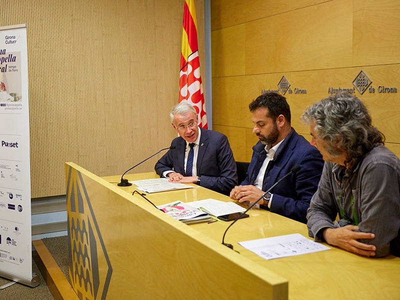 Foto 2: Presentació de l'onzena edició del festival Girona a Cappella
