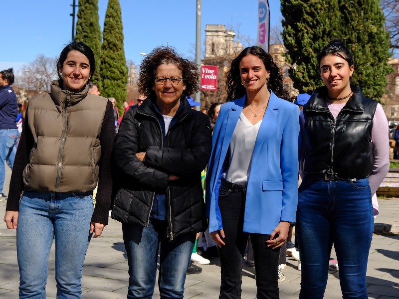 Foto : Imatge amb les quatre ambaixadores d'aquesta edició. Fotos: M. Millan