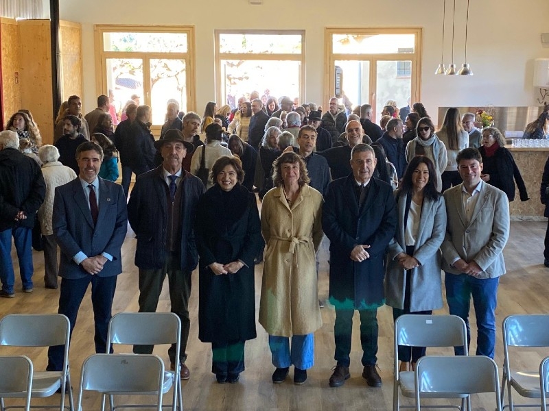 Foto : Inauguració del local social de Pontós un cop reformat amb el suport de la Diputació de Girona
