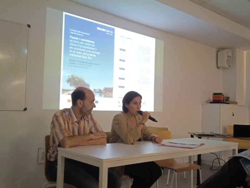 Foto : La gestió del conflicte entre fauna i carreteres, protagonista del segon debat del projecte «HidroNet Baix Ter»