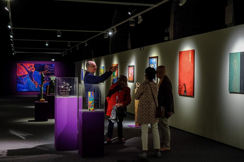 Foto 5: «Expoart. Del 1984 al 2002, innovant», a la Casa de Cultura de la Diputació de Girona