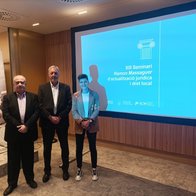 Foto 4: La sisena sessió del XIII Seminari Ramon Massaguer d'Actualització Jurídica i Dret Local tracta sobre la transformaci