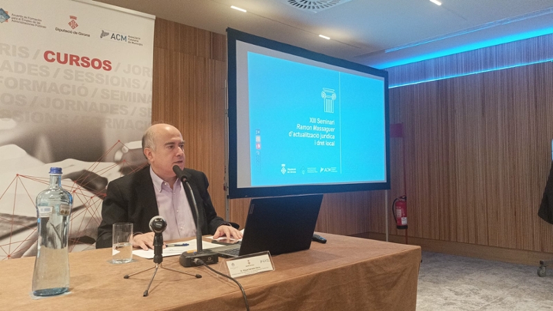 Foto 3 : La sisena sessió del XIII Seminari Ramon Massaguer d'Actualització Jurídica i Dret Local tracta sobre la transformaci