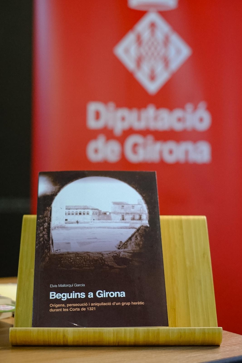 Foto 5: Presentació del llibre Beguins a Girona d'Elvis Mallorquí, de la col·lecció «Francesc Eiximenis»