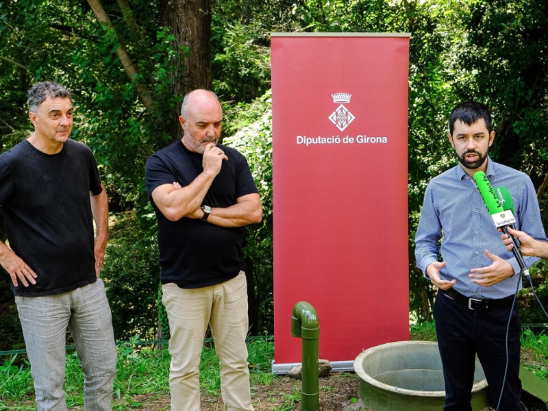 Foto 2: La Diputació crea una nova línia d'ajuts per instal·lar sistemes de recollida d'aigües pluvials en masies del Montsen