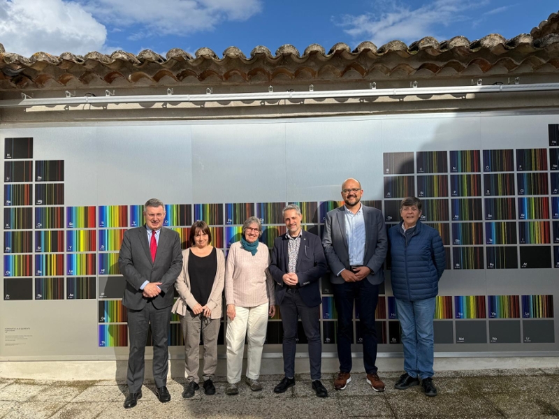 Foto 5: Visita a la nova seu de la Fundació Eugènia Balcells, situada en una finca de Castellar de la Selva (Quart)
