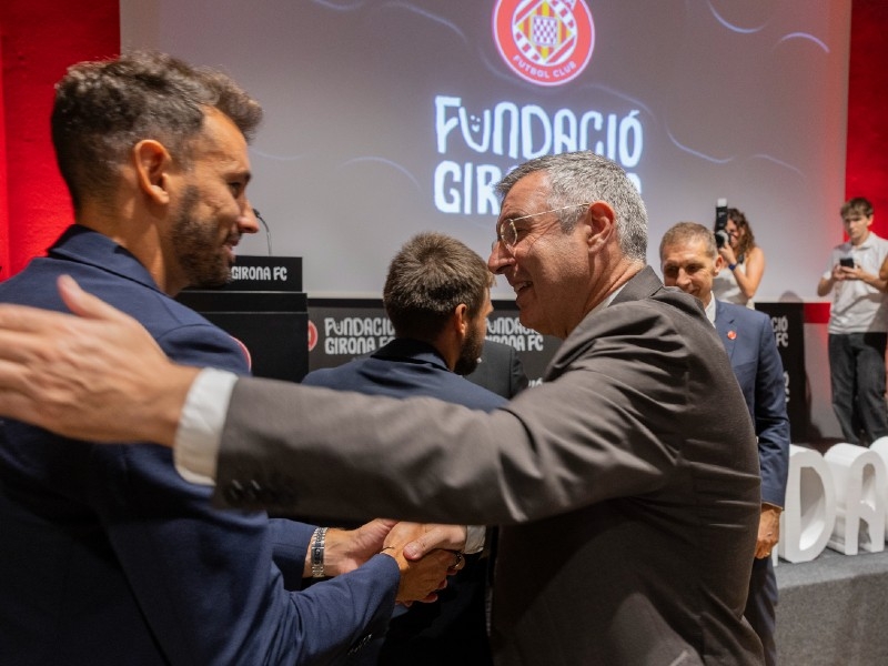 Foto 3: Presentació de la Fundació Girona FC, que pretén reforçar el compromís social del club amb el territori
