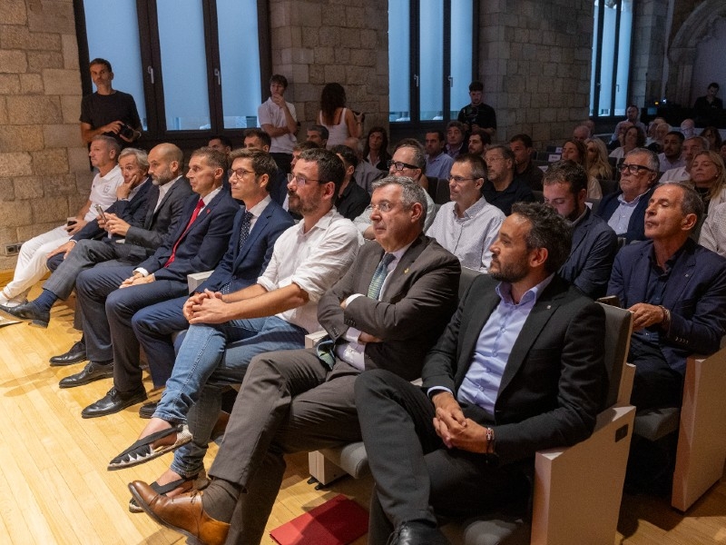 Foto 5: Presentació de la Fundació Girona FC, que pretén reforçar el compromís social del club amb el territori
