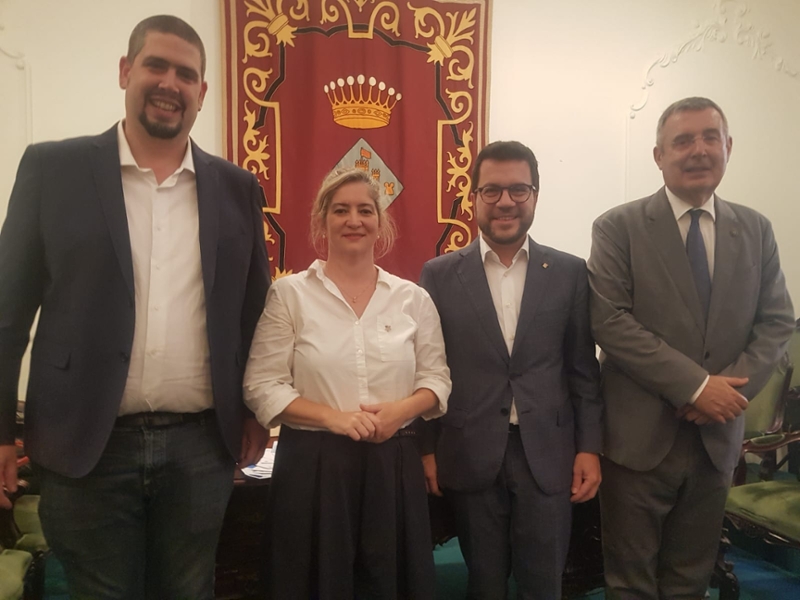 Foto : La vicepresidenta tercera de la Diputació de Girona, Maria Puig, nova alcaldessa de Palamós

