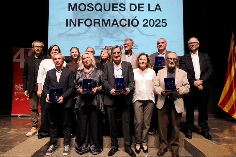 Foto 13: Les Mosques de la Informació 2025 reuneixen els periodistes gironins