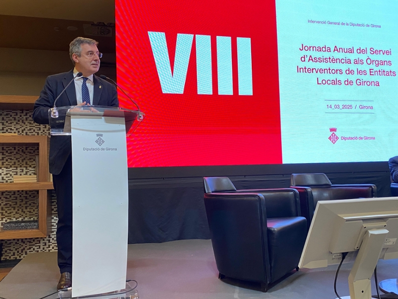 Foto : L'impacte de l'aplicació de les regles fiscals, eix de la vuitena edició de la jornada sobre control intern de la Dip