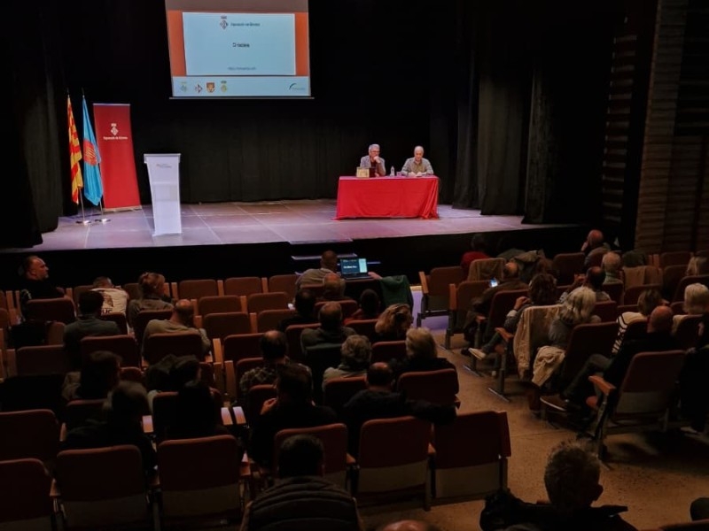 Foto : La primera sessió informativa sobre els plans d'infraestructura verda de la conca del Ridaura reuneix vuitanta person