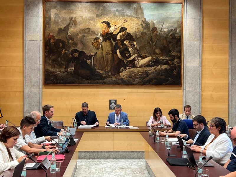 Foto : La Diputació de Girona aporta 230.000 euros al Consorci de les Vies Verdes per reparar els danys ocasionats pels aigu