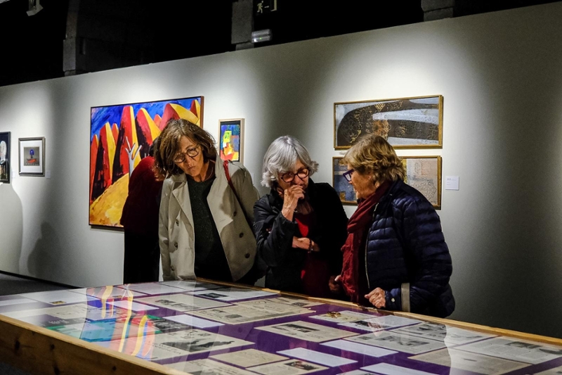 Foto 7: «Expoart. Del 1984 al 2002, innovant», a la Casa de Cultura de la Diputació de Girona