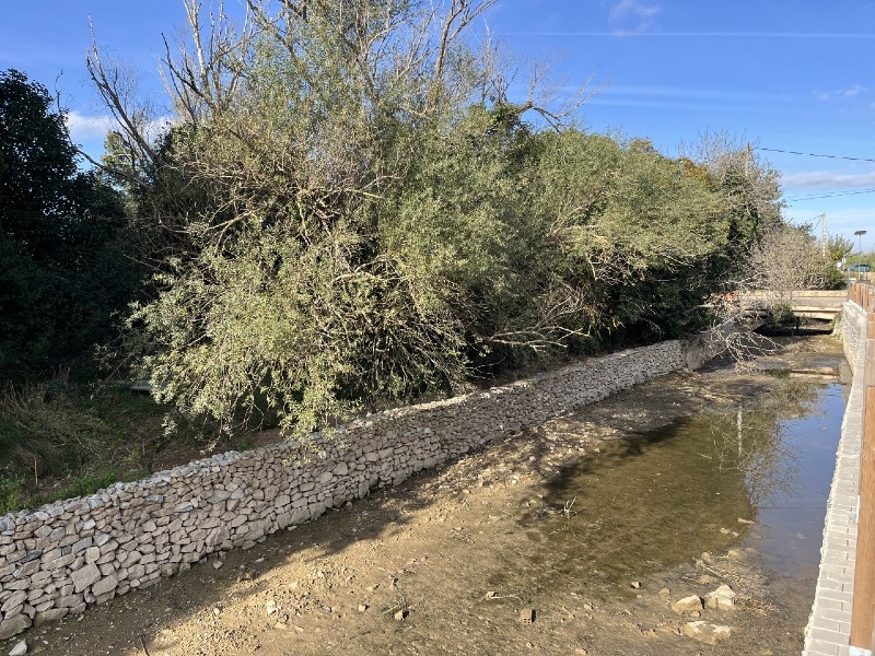 Foto : Els ajuntaments d'Ullà i Gualta executen les actuacions previstes en el projecte HidroNet Baix Ter per reduir el risc
