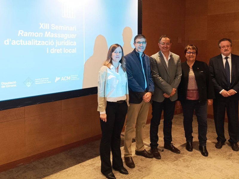 Foto : «Els contractes patrimonials dels ens locals» i «Les mutacions demanials», a la tercera sessió del Seminari Ramon Mas