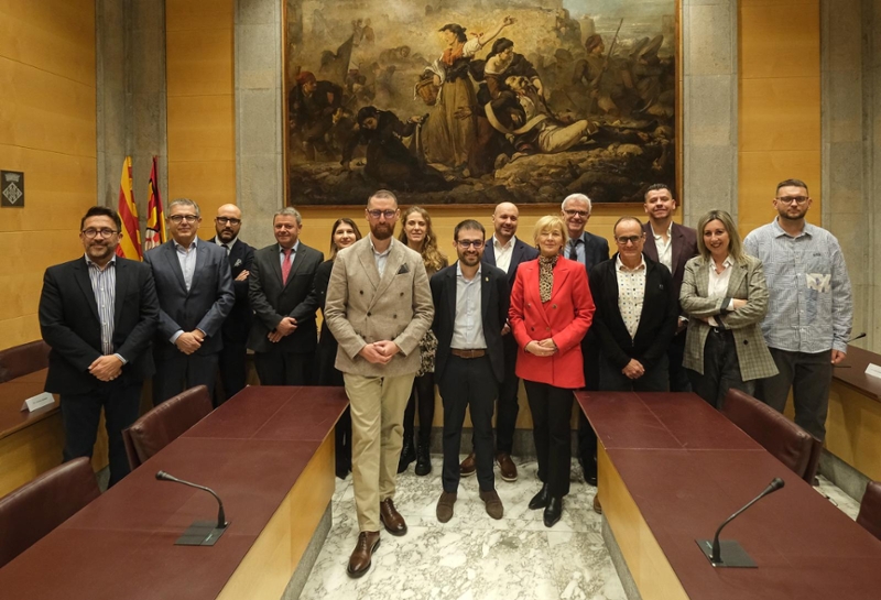 Foto 3: Girona i Sarajevo estrenyen vincles per garantir la continuïtat de la línia aèria
