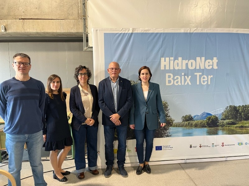 Foto : El quart debat del projecte «HidroNet Baix Ter» tracta sobre les infraestructures verdes i blaves per a la prevenció 